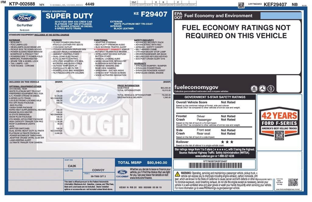 ford f-250 super duty 2019 1FT7W2BT2KEF29407 image ford f-250 super duty 2019 1FT7W2BT2KEF29407 image